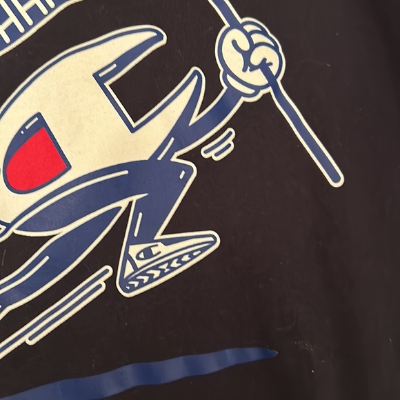 Lot of 2 CHAMPION T-SHIRTS🏆One Black & One Soft Green⭐️Almost LIKE NEW! Mens Lg - Picture 8 of 12